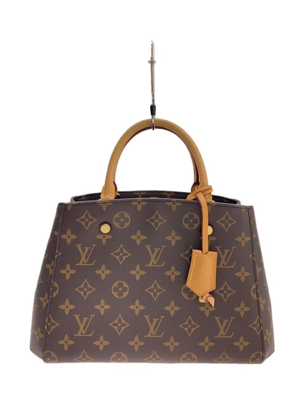 Louis Vuitton Montaigne Monogram Canvas Handbag Shoulder Bag Brown LV